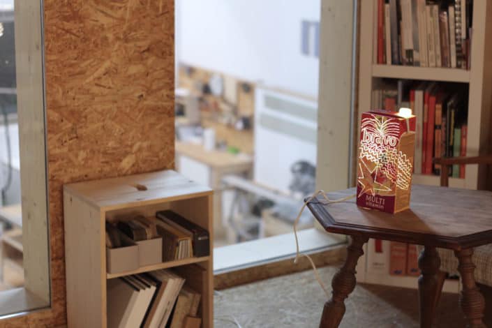 Tetrapack Lampe DIY Tetrapack Lampe DIY