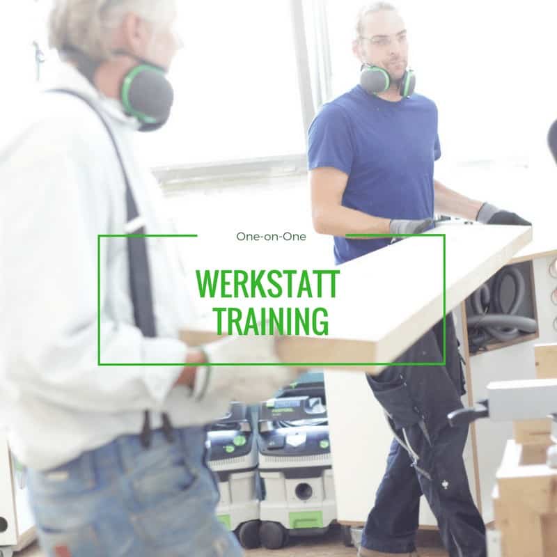 Tischler Kurs One-on-One mit Tischlermeister