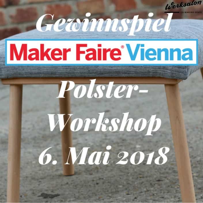 Polster Workshop Werksalon Maker Faire 2018